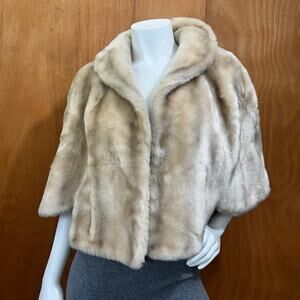 Vintage Regina Glenara By Glenoit Women’s Glamour Faux Fur Shawl Cape One Size